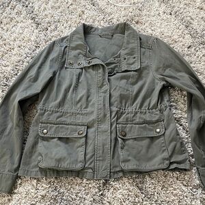 Aeropostale Olive Green Utility Jacket for Women